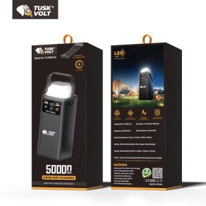Tusk Volt High Capacity 50,000mAh Power Bank + Flash Light