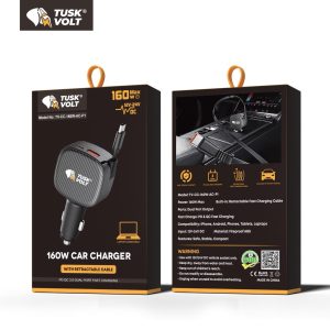 Tusk Volt Pro 160W Fast Car Charger