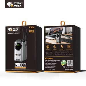 Tusk Volt core 20,000mAh Fast Charge power bank