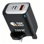 Tusk Volt Pro 200W Triple-Port Wall Charger